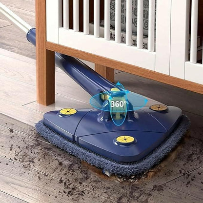 360° Rotatable Adjustable Triangle Cleaning Mop - HalfPe