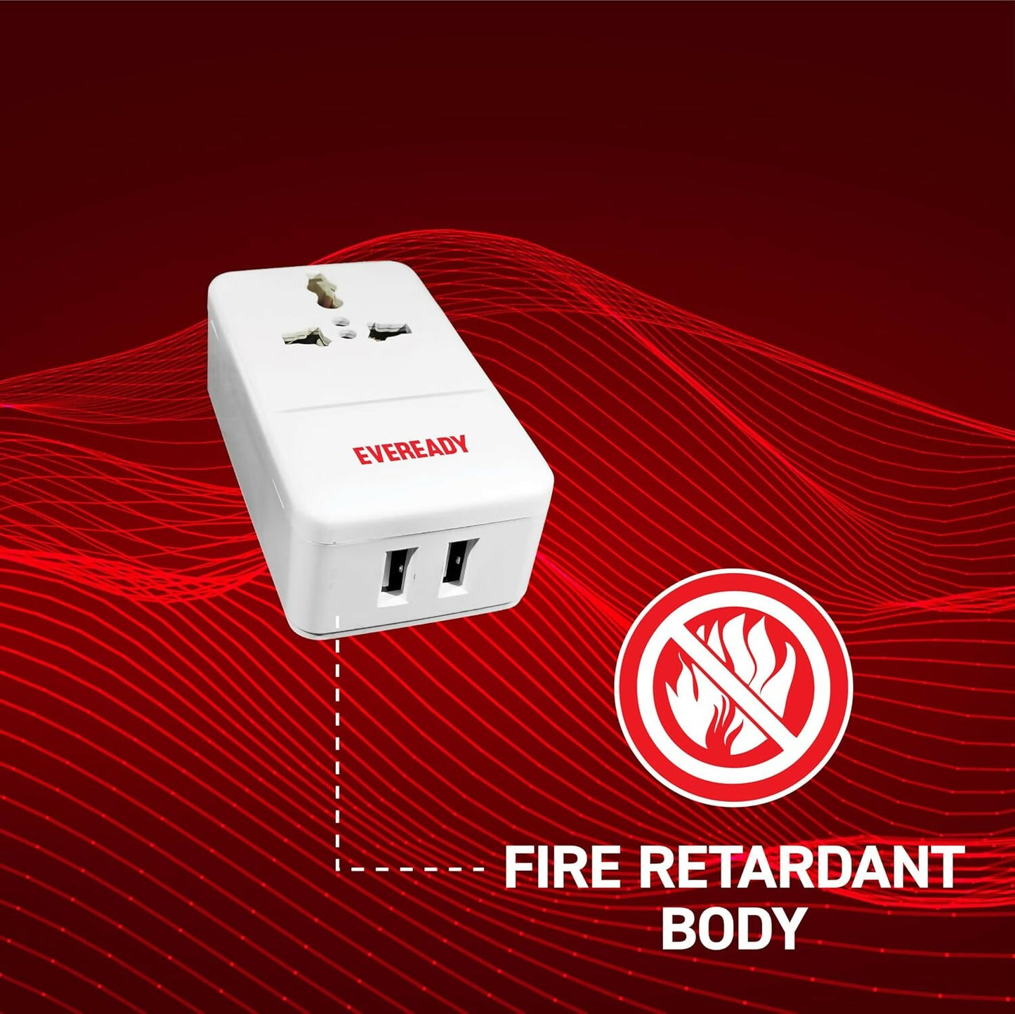 Eveready Multiplug with USB