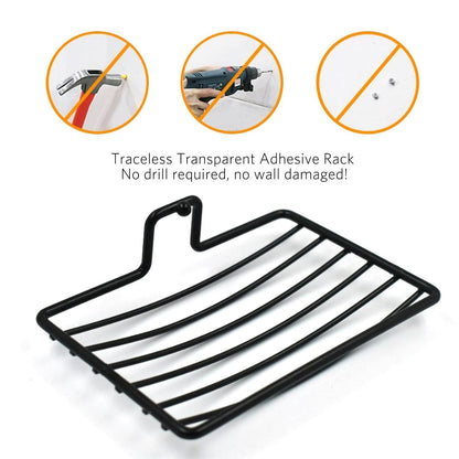 Wall-Mounted Soap Rack – 2 Pc Set for Bathroom & Household