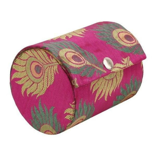 Bangle Box Peacock Feather Small - HalfPe