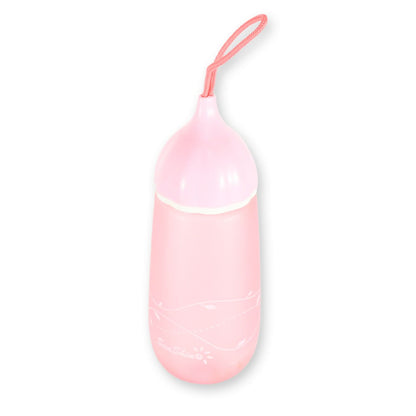 Unique Shape BPA-Free Plastic Water Bottle with Carry Cord – 550ml