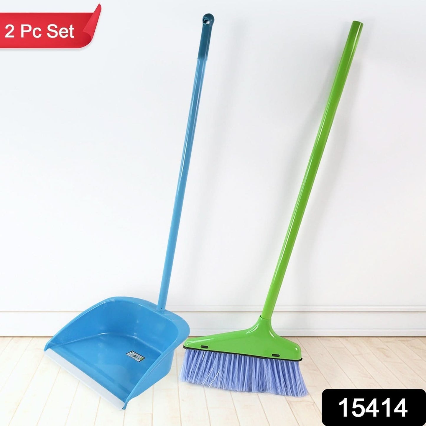Handle Dustpan & Brush Set Easy Dust Cleaning