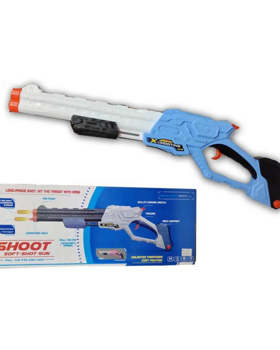 Double barrel Toy Gun for kids playing