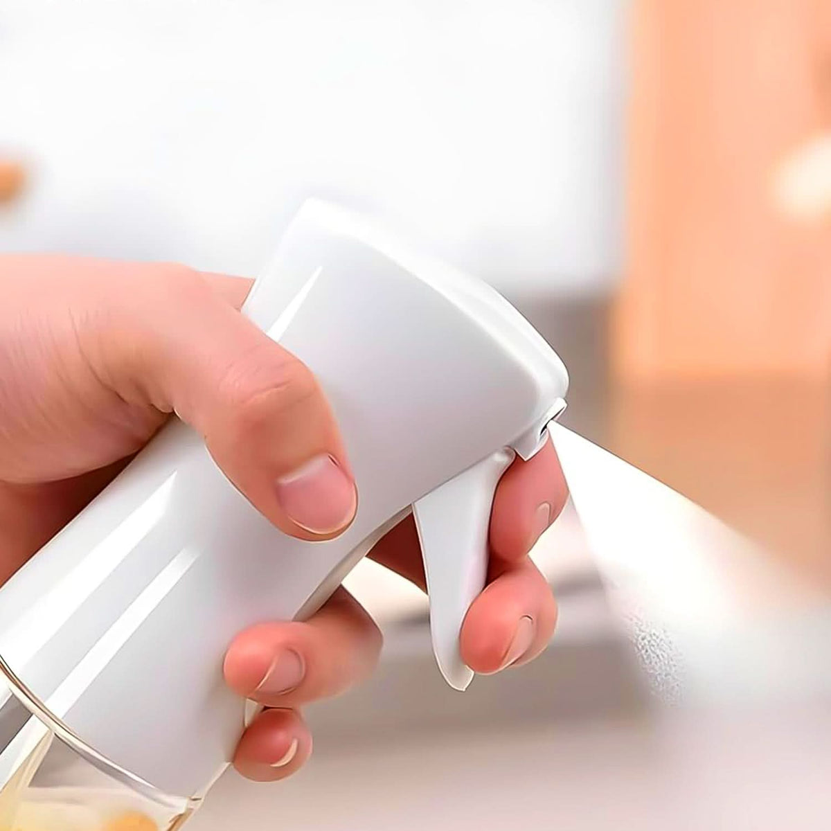 Plastic Oil Spray Bottle Versatile Kitchen Gadgets (250 Ml Approx  With White Box) HP DD