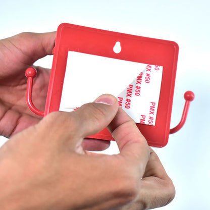 Wall Mounted Storage Box remote Storage Organizer Case With 2 Side Hanging Hooks (4pcs)