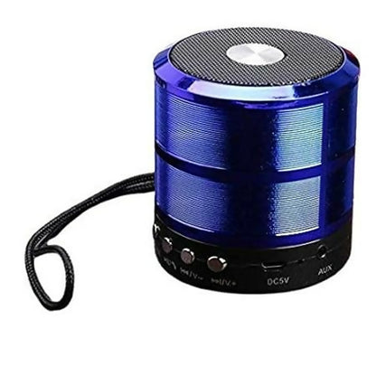 Compact Bluetooth Speaker WS-887 – Multi-Function with FM Radio, USB(Multicolour)