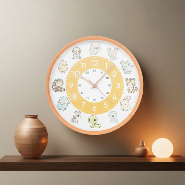 Plastic Analog Wall Clock - 34 cm SUPER
