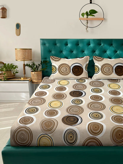 GAURA Soft Micro Polyester Double Bedsheet for Double Bed – Lightweight, Durable & Easy Care Fabric (218 x 240 cm) PANCHAJANYA FASHIONS