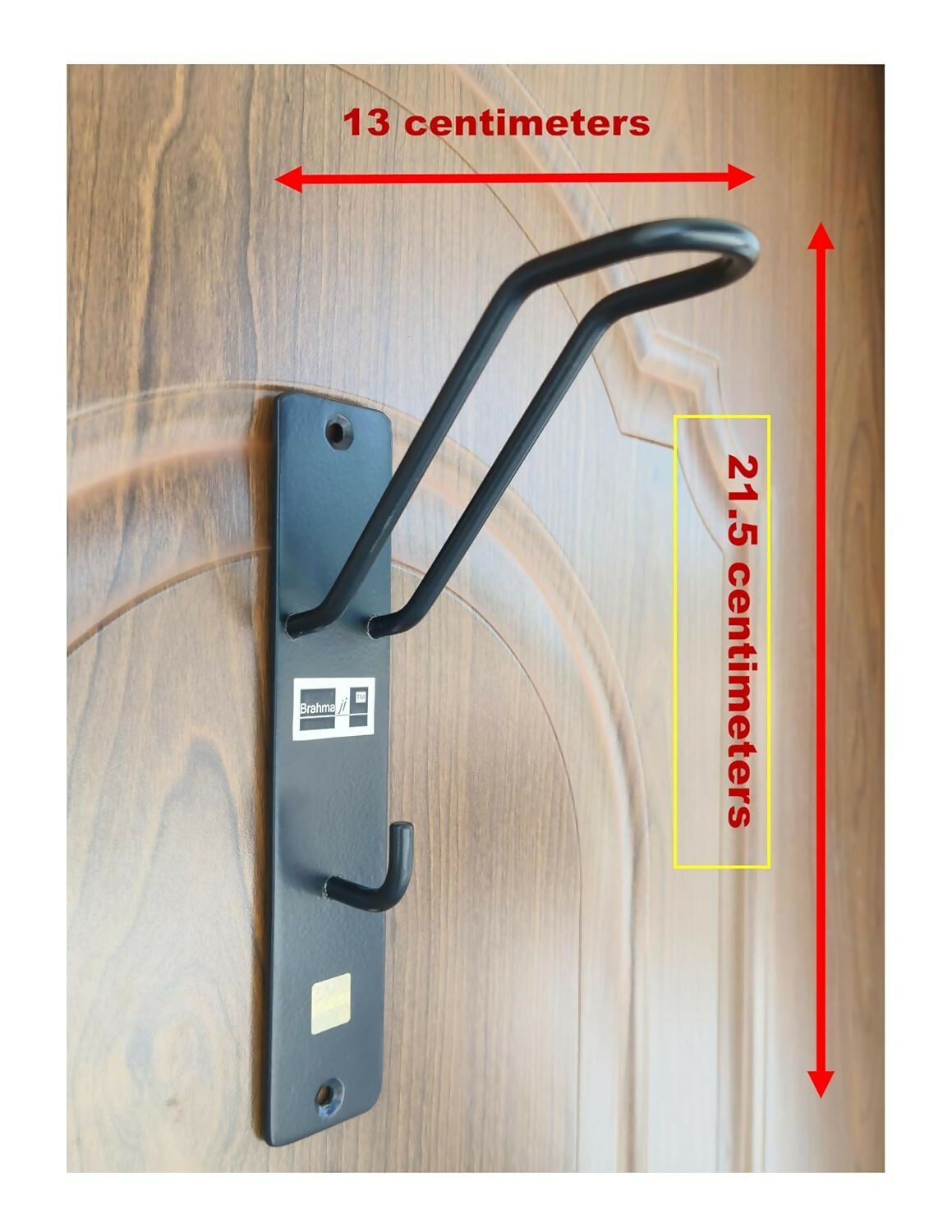 Multi-Purpose Over The Door Helmet Holder & Organizer, Heavy-Duty No-Drill Door Hook for Bags, Jackets, Keys & Accessories WiNNY