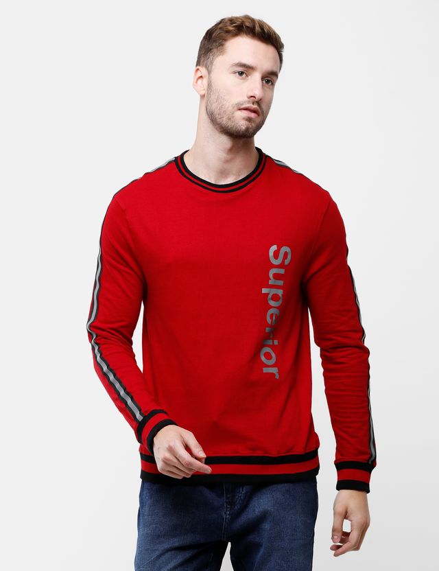 ARDEUR Mens Typography Printed Sweatshirts AFS04 ARDEUR