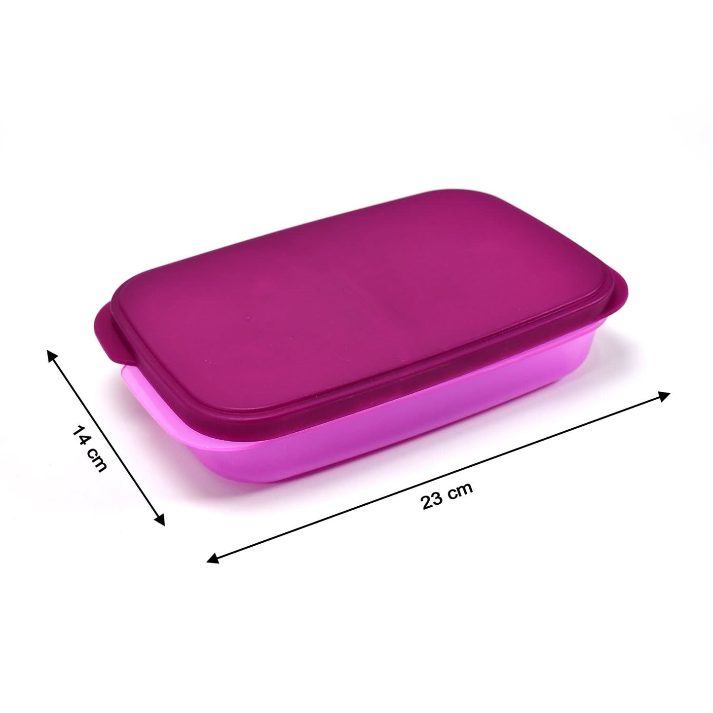 Unbreakable BPA-Free Plastic Lunch Box with Spoon