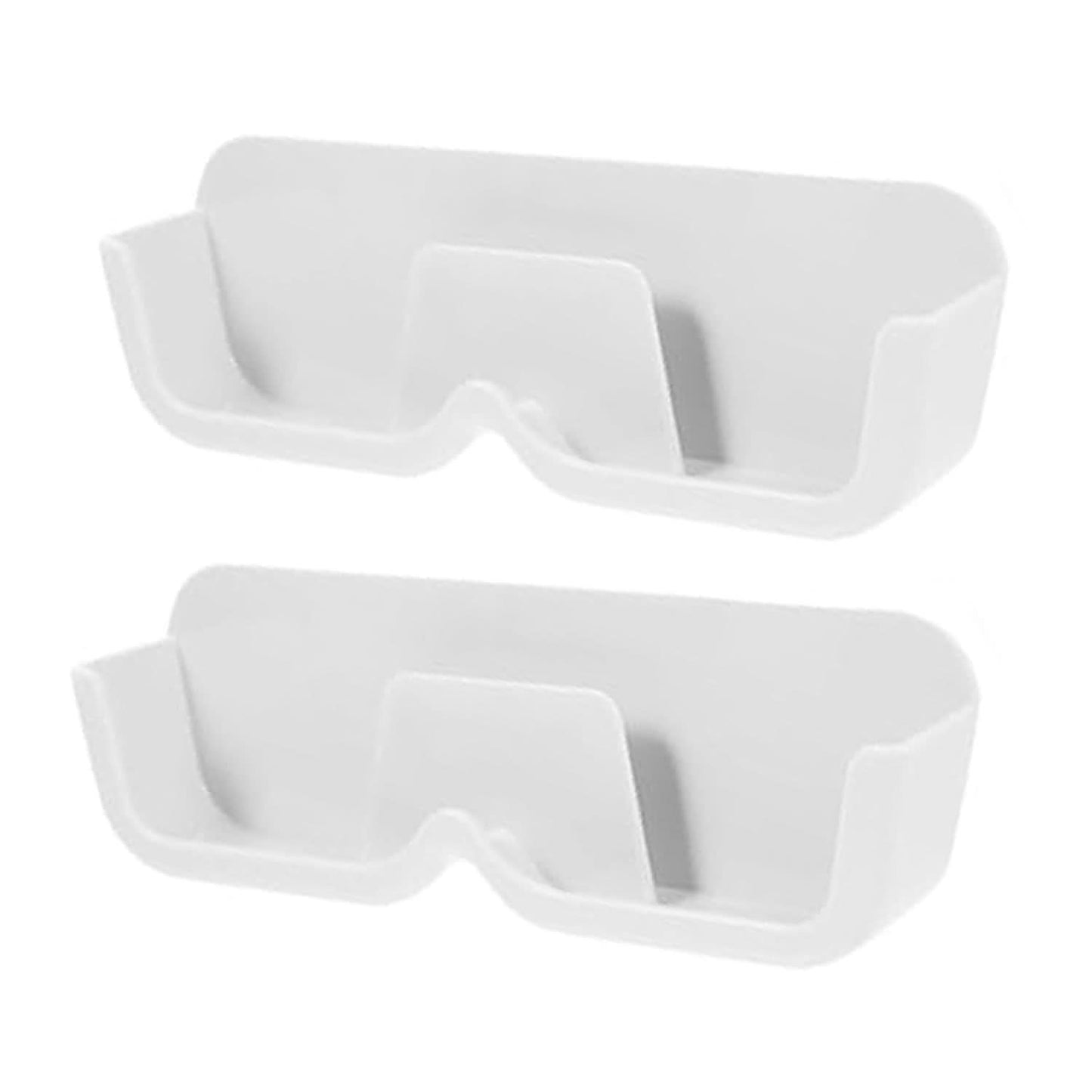 Wall-Mount Sunglass Organizer – Space-Saving Eyewear Holder with Adhesive Stickers (2 Pc Set)