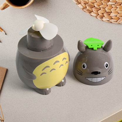 Usb Rechargeable Mini Cartoon Fan (1 Pc)