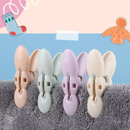 Clothes Drying Rope With Multipurpose Cloth Clips  Strong, Tangle-Resistant Laundry Line Set for Balcony (1 Set)