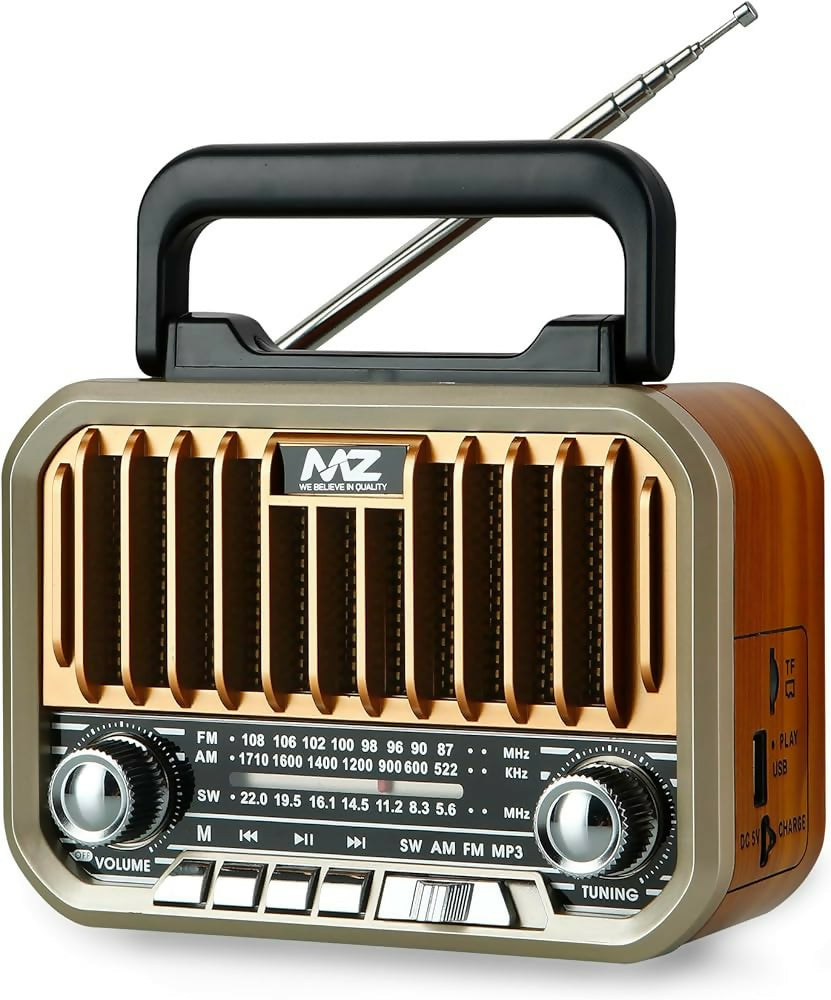 MZ S666 (Retro Radio Speaker) High Power with Multi-Functional Features