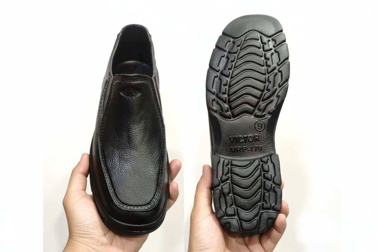 Men's Everyday Wear Comfortable Genuine Soft Sole Slip-On Shoes ACHSA