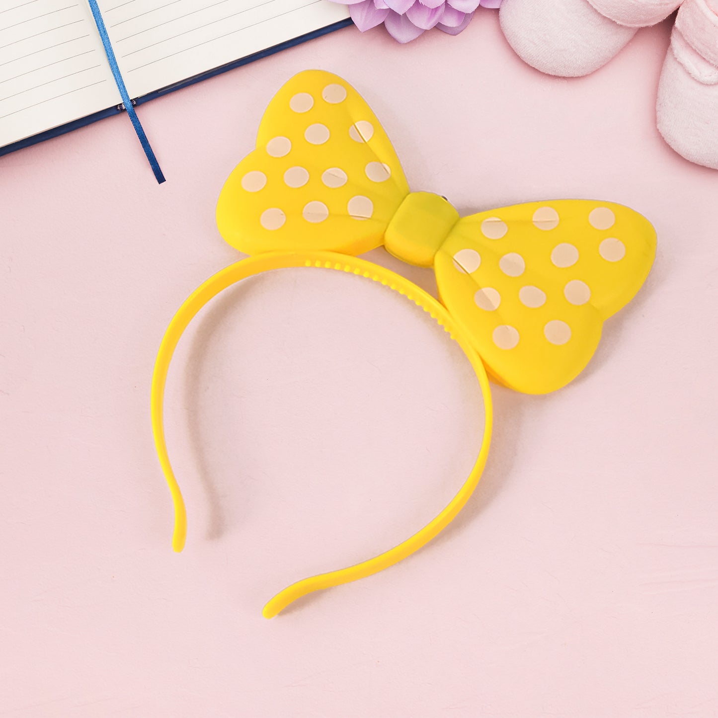 Led Glowing Bow Hairband (1 Pc)