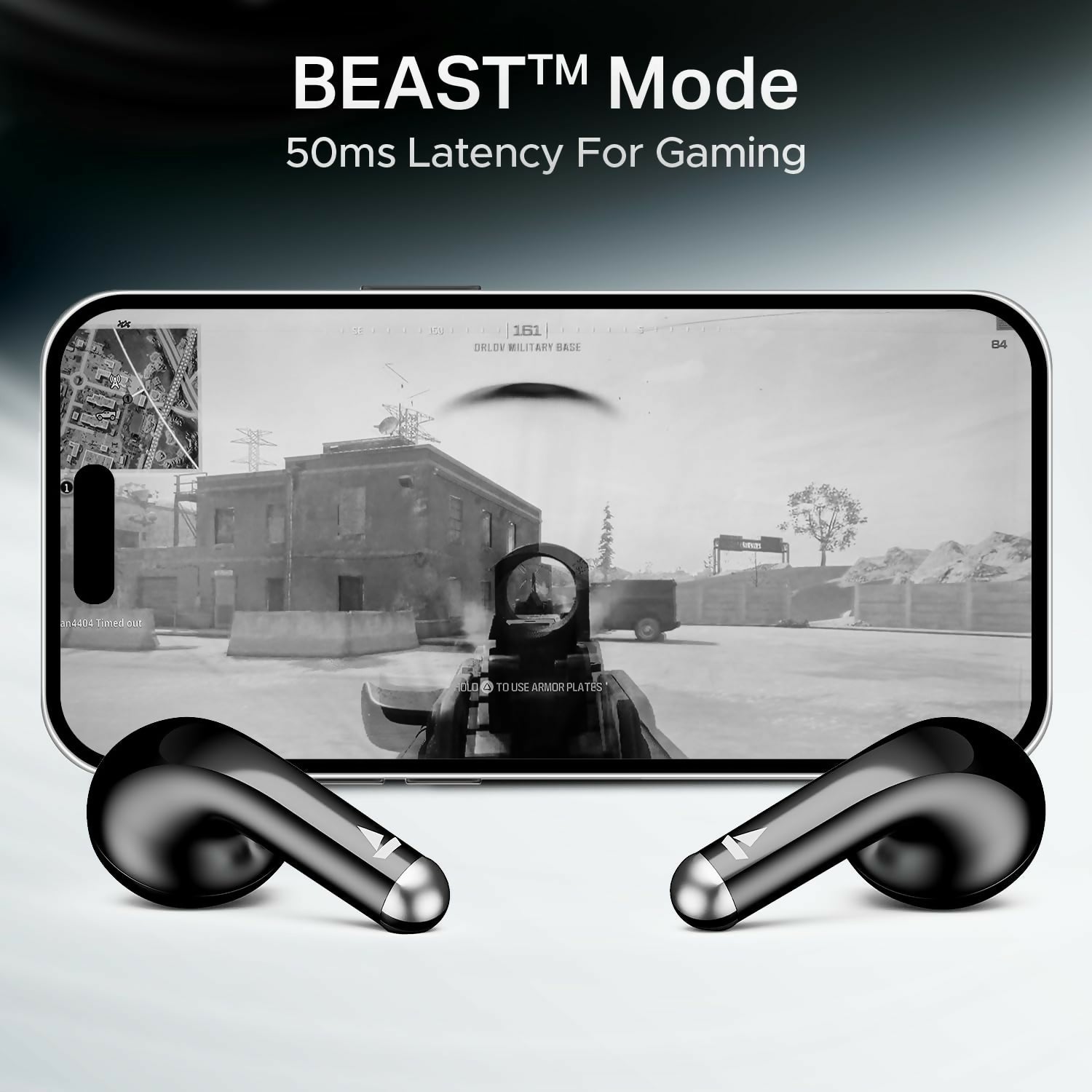 boAt Airdopes 101v2, 35H Battery, ENx Tech, 13mm Drivers, ASAP Charge, Flex-Fit Ear Tips,Stream Ad Free Music via App Support, Bluetooth Earbuds, TWS Ear Buds Wireless Earphones with mic (Pitch Black) Halfpe Deals