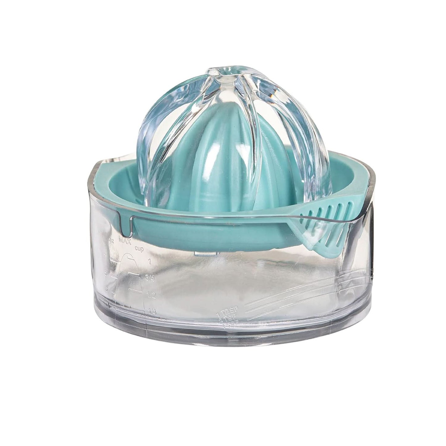 Plastic Manual Citrus Juicer with Pour Spout & Lid – 1 Pc