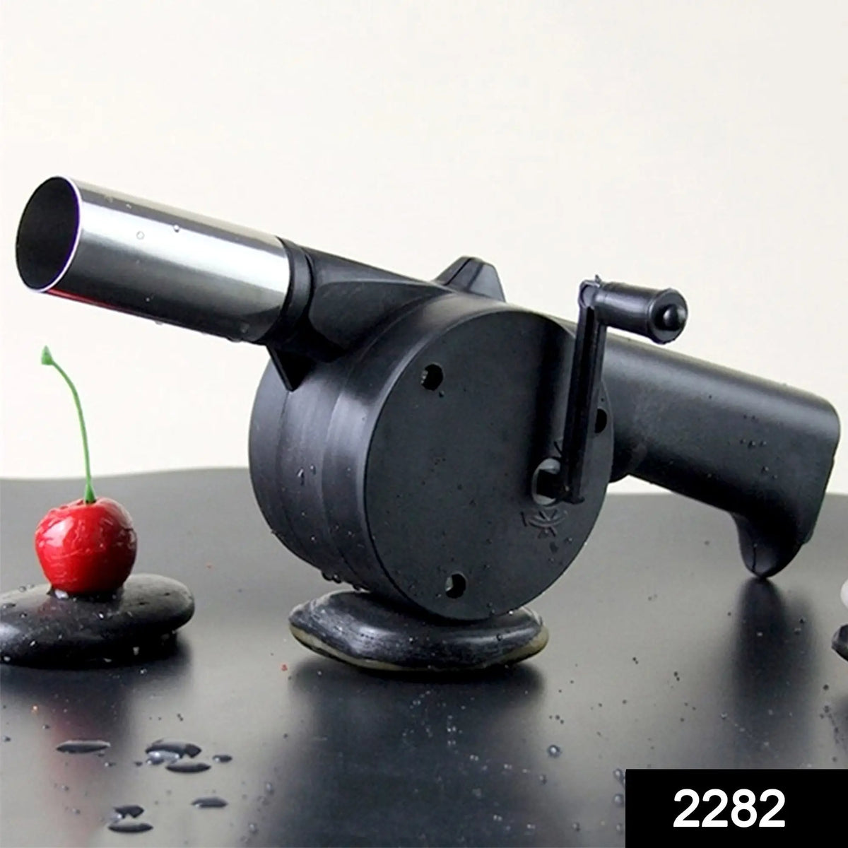 Portable Hand Crank Air Blower Fan For Charcoal Grill Bbq HP DD