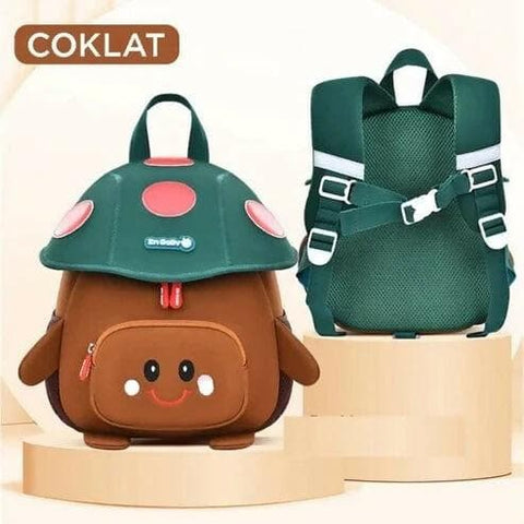 Cute And Adorable Mushroom backpack For Kids - HalfPe