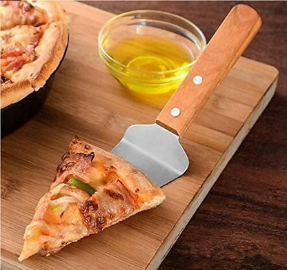 P-Plus International Pie Server with Wood Handle - HalfPe