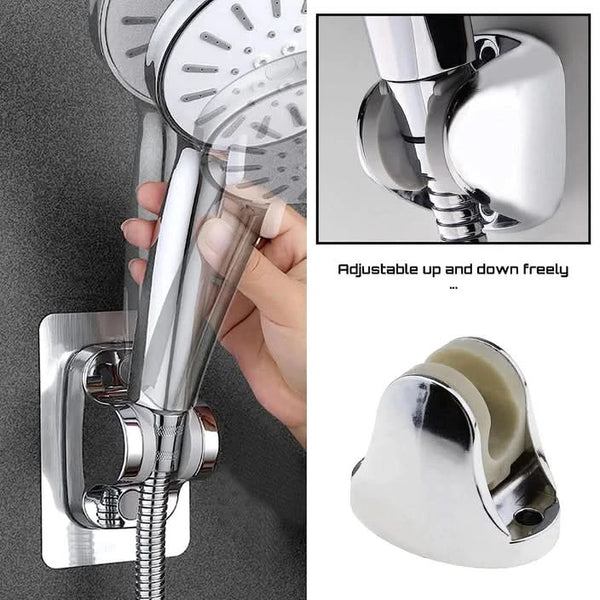 Adjustable Hand Shower Holder With Fixing Screws Adjustable Bracket For Bathroom (Loose)