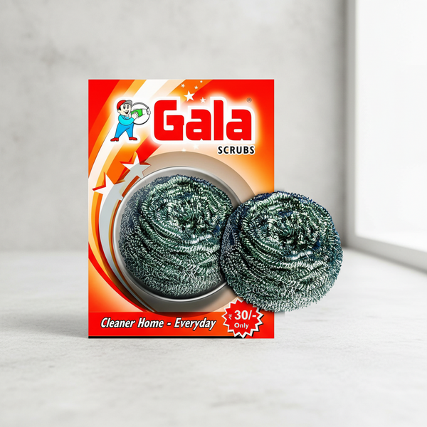 Gala Steel Scrubber Combo Set (Pack of 4) HalfPe - FW -TPT
