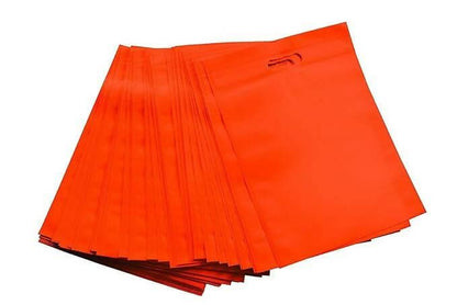 Agrashri Enterprises D Cut Orange Cloth Carry Bag (Pack of 50 ) - HalfPe