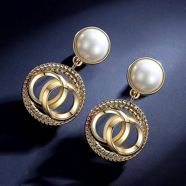 Pinapes Statement Dangler Ball Earrings For Women - HalfPe