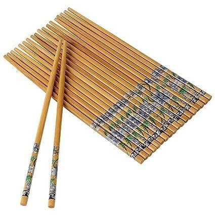 Classy Wooden Chopsticks (5 pairs) - HalfPe