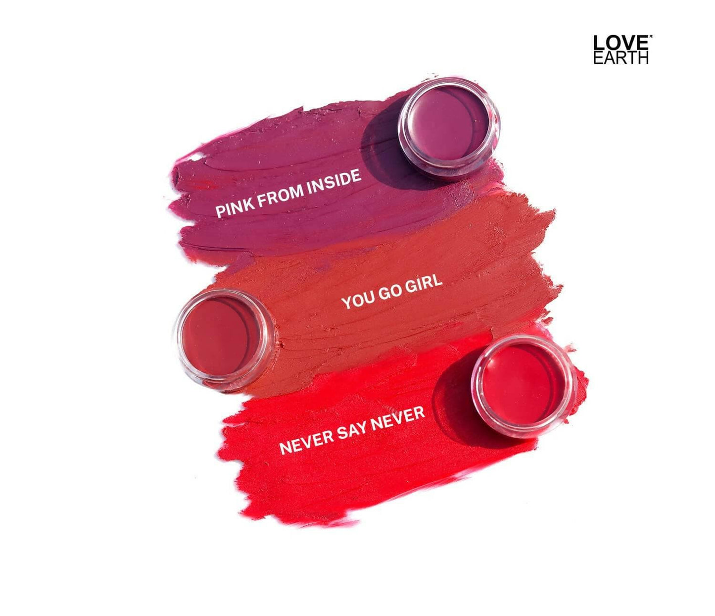 Love Earth Lip Tint & Cheek Tint Multiport (Bright Red) - HalfPe