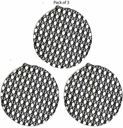 SENECIO Woven Black Net Juda Bun Cover For Girls & Women (Pack of 6) - HalfPe