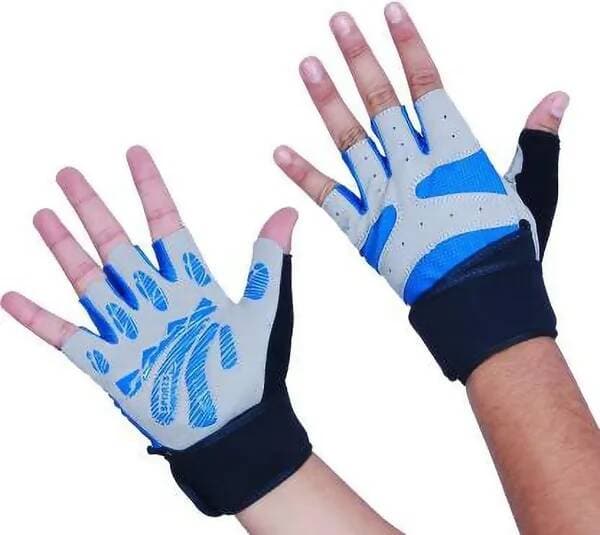 GYM GLOVES WITH EXTRA HOLD AND WRIST SUPPORT Gym & Fitness Gloves Gym & Fitness Gloves (Multicolor2)  - HalfPe