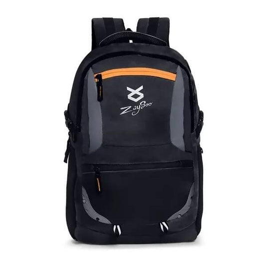 Classic Laptop Backpack With Laptop Sleeve And Added Durability (Black)  - HalfPe