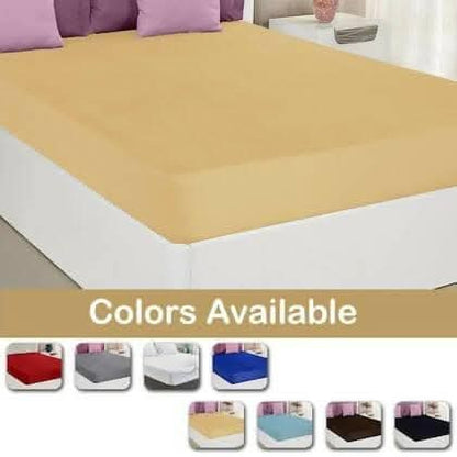 Mattress Protector Beige Bed Protector for Queen Size Bed ( 75 x 60 inch) - HalfPe