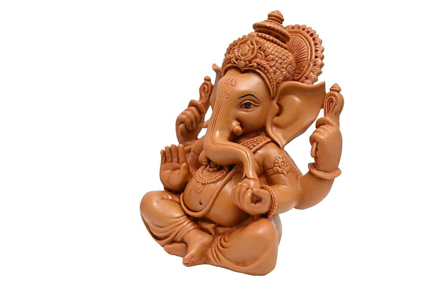 KariGhar Ganesh ji / Ganpati Bappa Perfect for Car Dashboard|Home|Living Room|Puja Room|Gifting ( 8 x 12 x 14 Cm ) - HalfPe