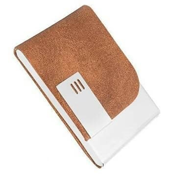 Brown Rock card holder -ATM / Visiting /Credit Card Holder,PAN/ Business Card Case Holder, ID Card Holder FOR MEN WOMEN, - HalfPe