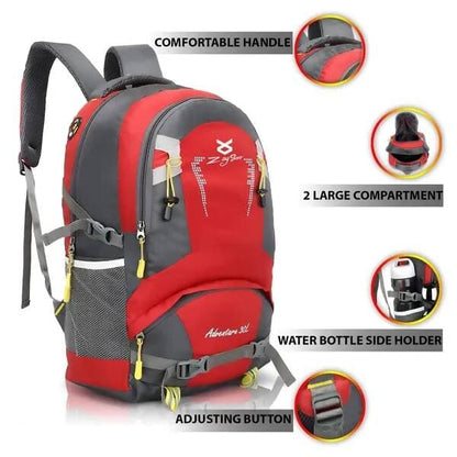 Large 35 L Laptop Backpack Office Bag|School Bag|College Bag|Business Bag|Unisex Travel Backpack (Red)  - HalfPe