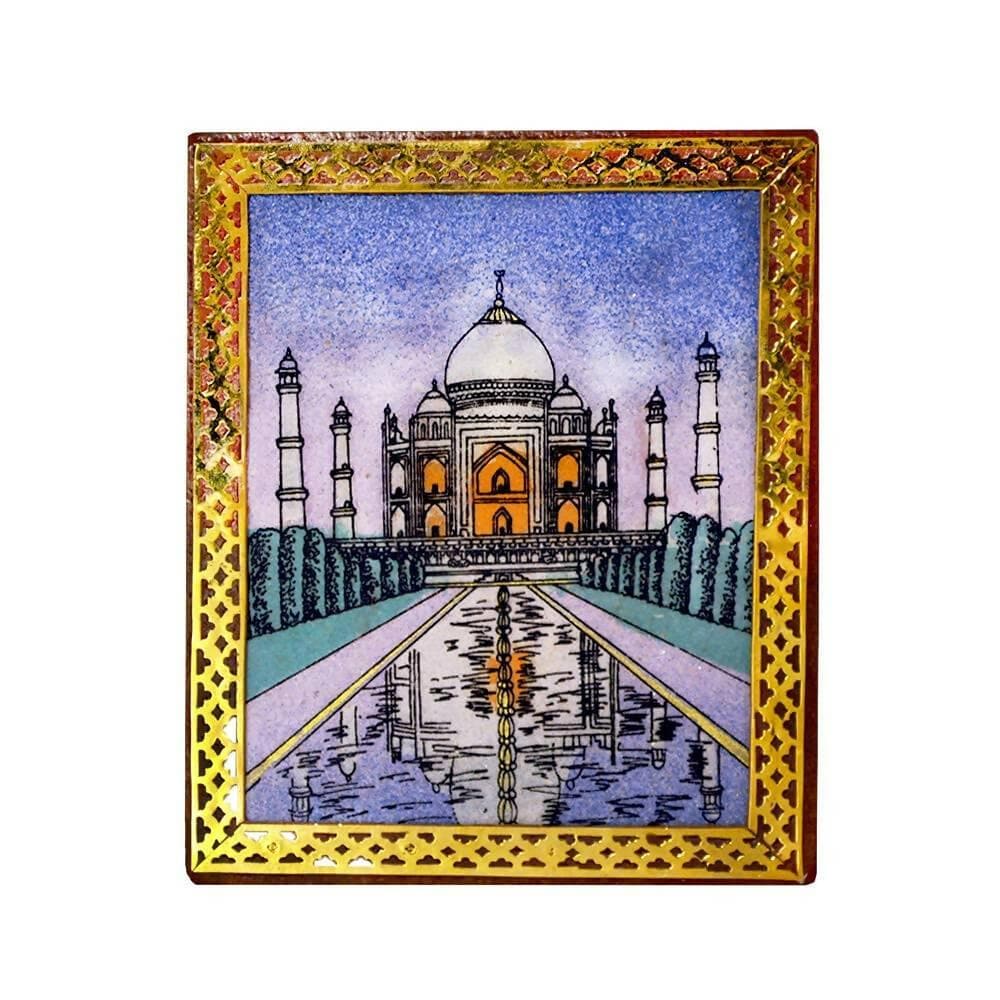 santarms Handmade shesham Wooden taj Mahal Jewellery Box(13.5x11x4 cm) - HalfPe