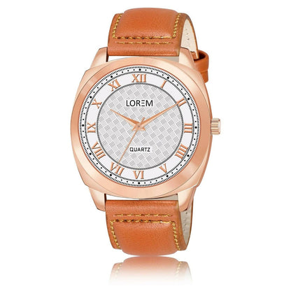 LOREM White Cubic Designer Printed Dial Analog Watch For Women LR337 - HalfPe