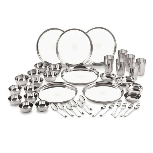 SHINI LIFESTYLE Stainless Steel kids dinner set (Pack of 51) - HalfPe