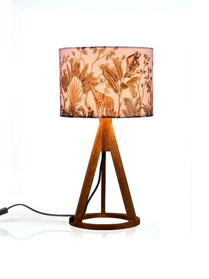 Jungle Trio Wooden Lamp - HalfPe