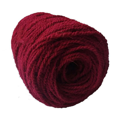 Mats Avenue Big Spool of Natural Red Coir Rope for Gift Tying , General Tying (250 Meter) - HalfPe