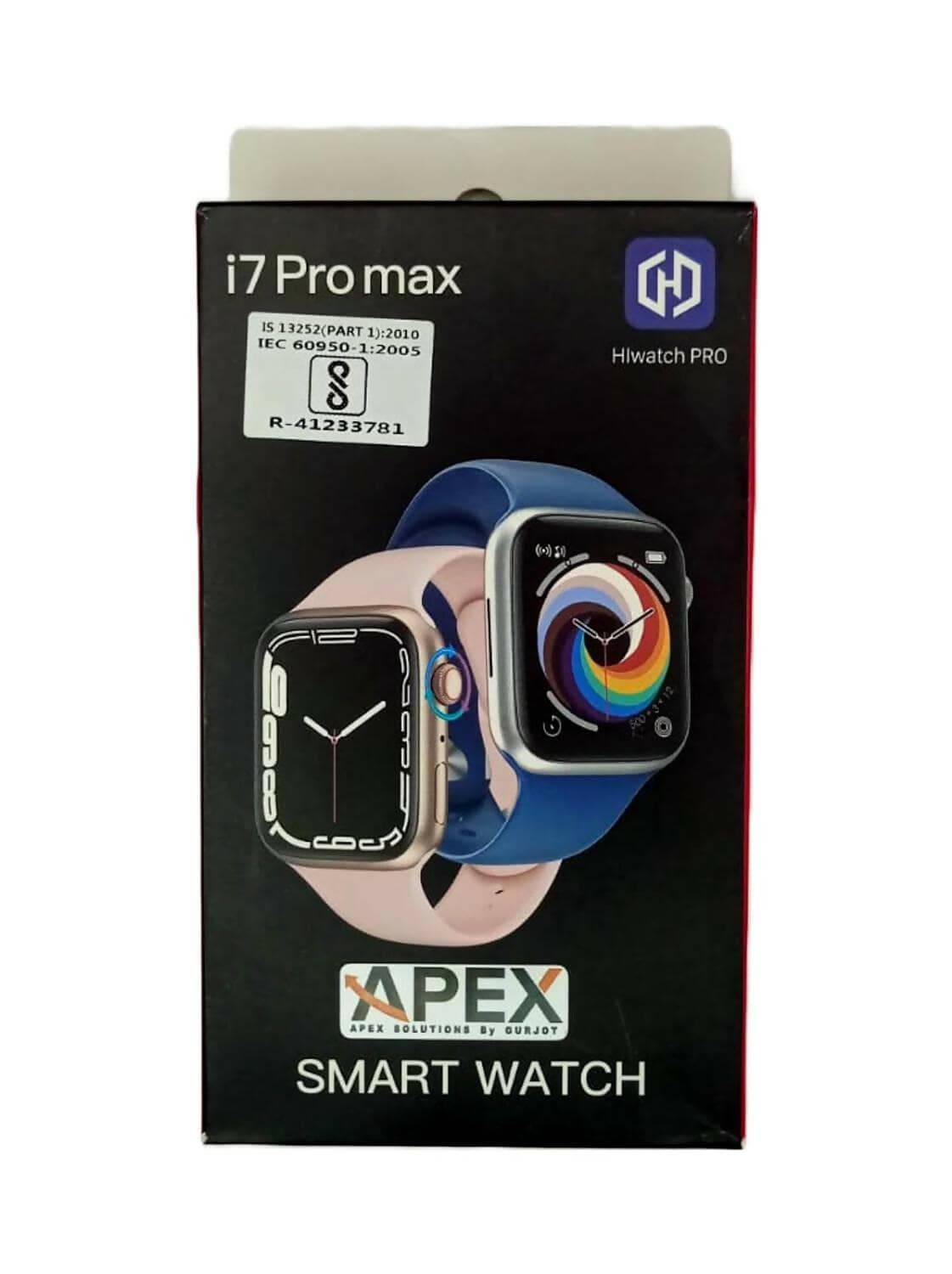 i7 Pro Max Original Smart Watch with Fitness Tracker Heart Monitor Men Women Smart Watch with Bluetooth Calling - HalfPe