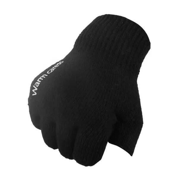 Winter Warm, HALF Thermal Woolen Gloves for Men and Women - HalfPe