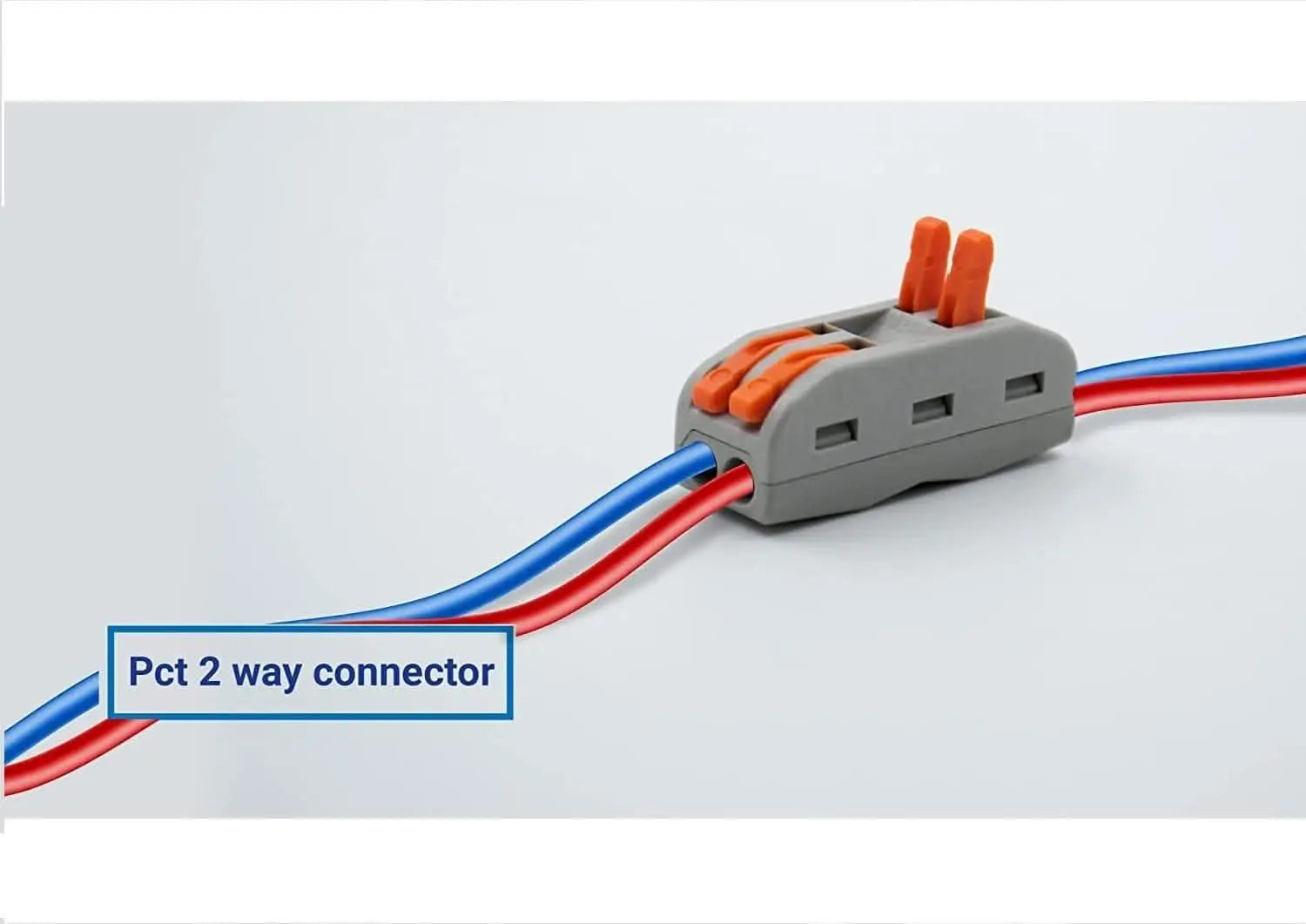 2 way heavy duty cable connector 25A (2 piece) - halfpeapp