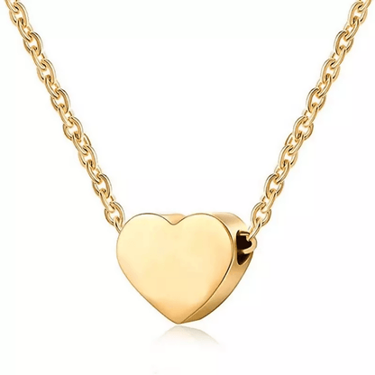 Pinapes Heart Shape Pendant Necklace For Women And Girls With Extendable Chain (pack of 2) - HalfPe