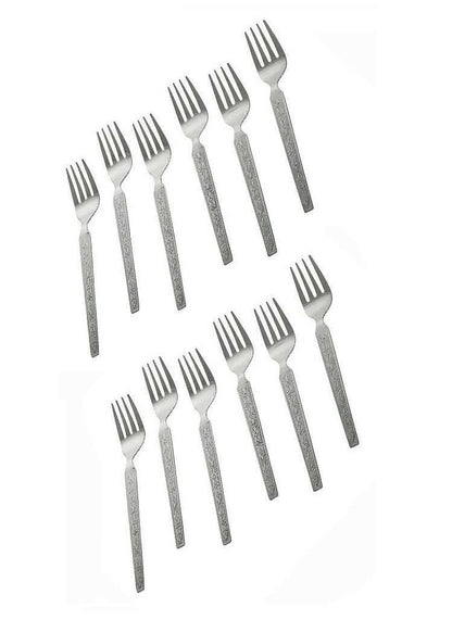 Stylo Forks for Dining Table (Set of 12) - HalfPe