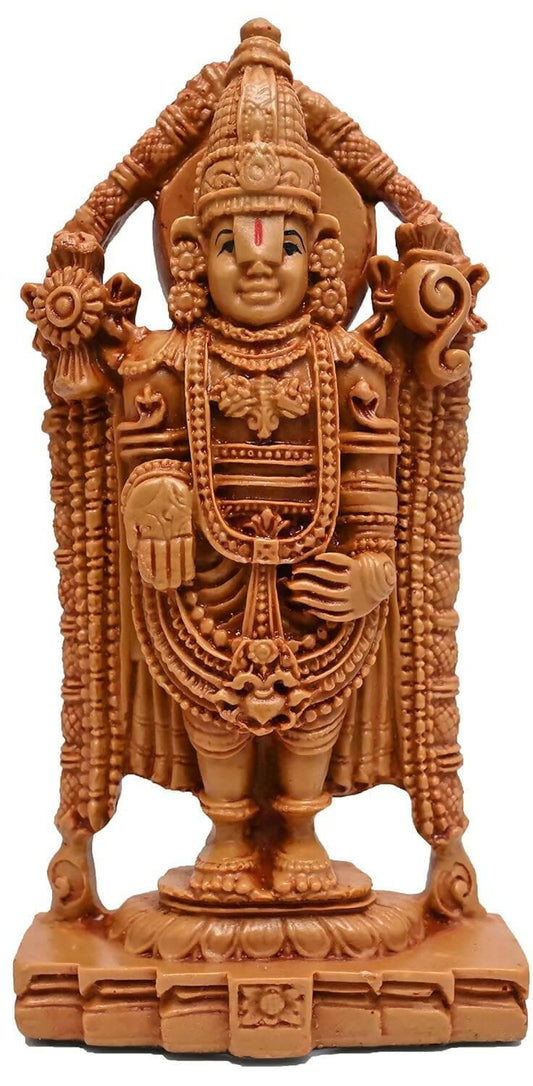 KariGhar Lord Venkateswara / Balaji / Lord Vishnu 7inches Idol Perfect for Puja Ghar - HalfPe